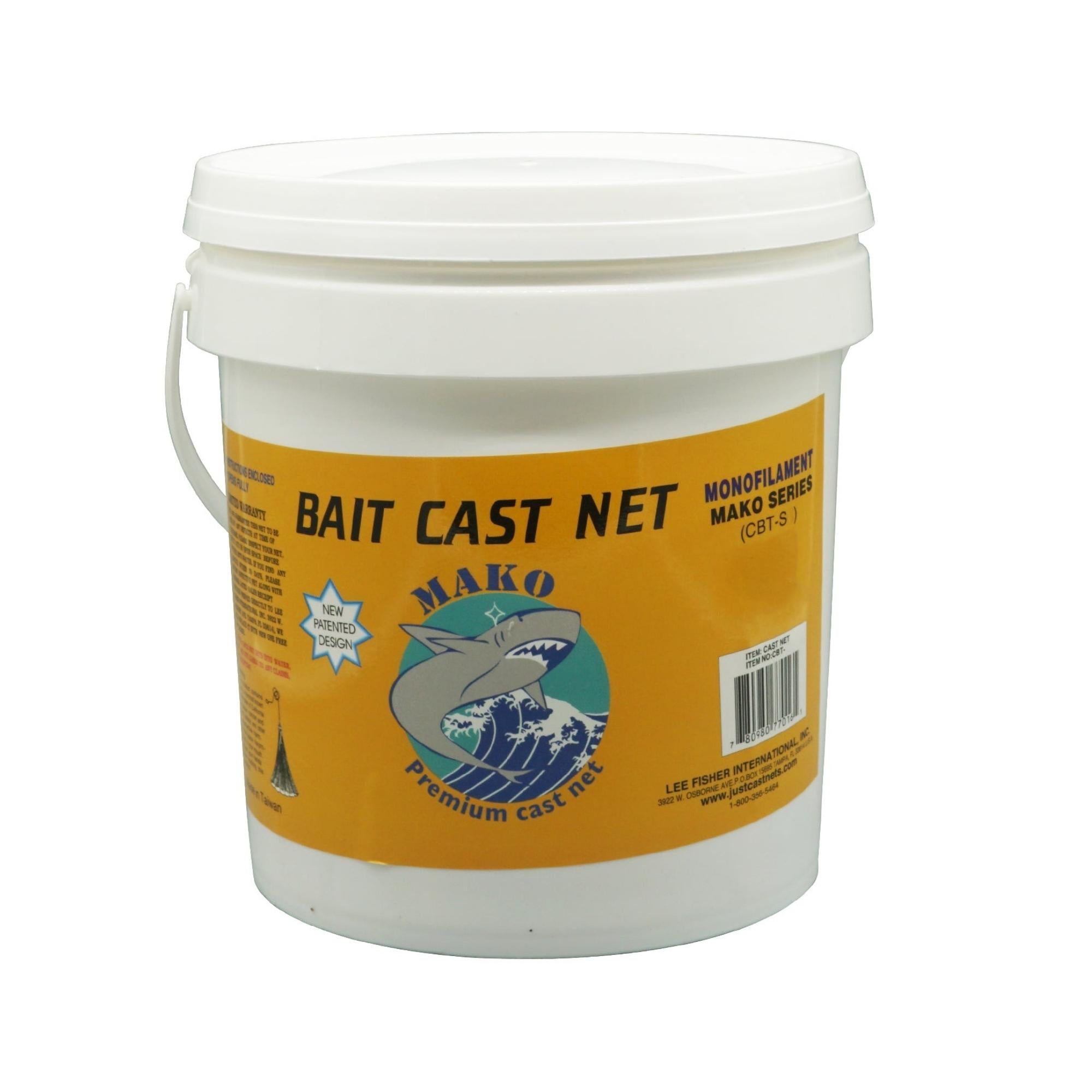 CAST NET-BAITBUSTER TAPE CAST NETS FOR SHRIMP 3/8 GREEN – LEE
