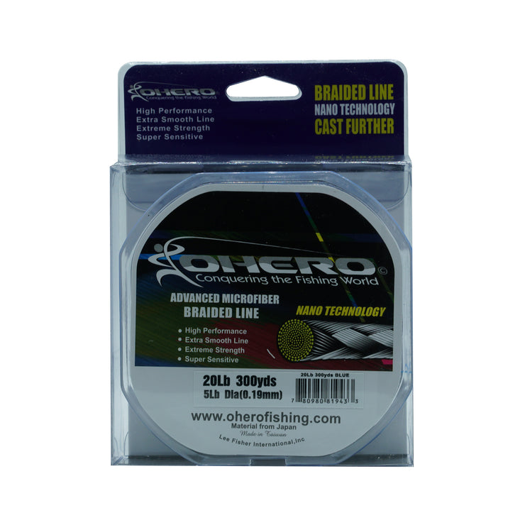 Ohero Advanced Microfiber Braided Fishing Lines 40lb