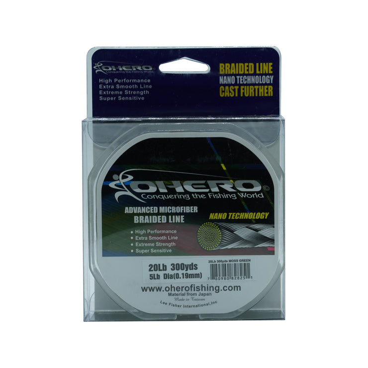 Ohero Advanced Microfiber Original Braid Fishing Line - Lee Fisher Sports 