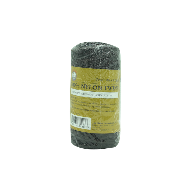 Joy Fish Black and Tarred Twisted Nylon Twine - Lee Fisher Sports 