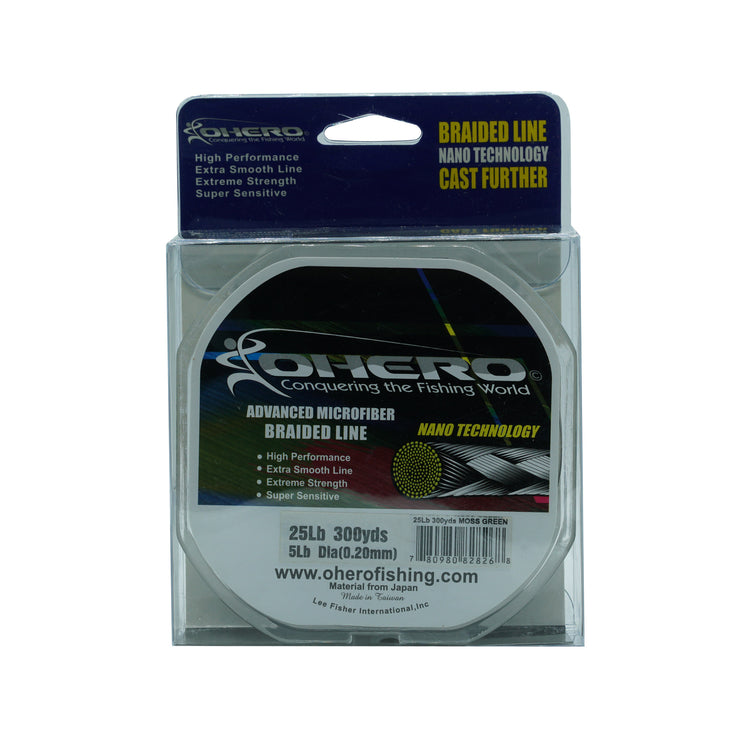 Ohero Advanced Microfiber Original Braid Fishing Line - Lee Fisher Sports 