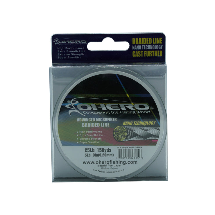 Ohero Advanced Microfiber Original Braid Fishing Line - Lee Fisher Sports 