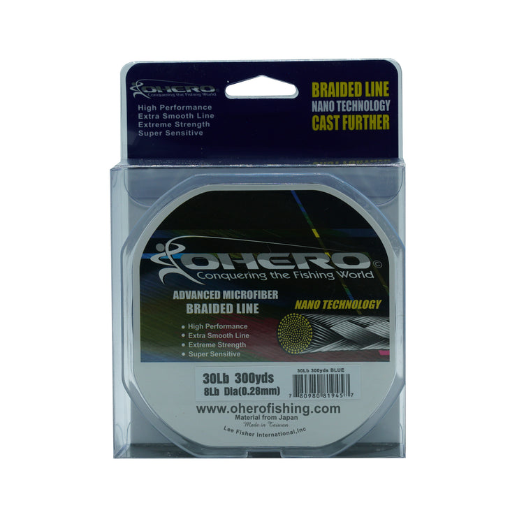 Ohero Advanced Microfiber Original Braid Fishing Line - Lee Fisher Sports 