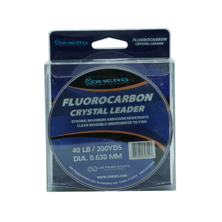 Ohero Fluorocarbon Crystal Leader - Lee Fisher Sports 