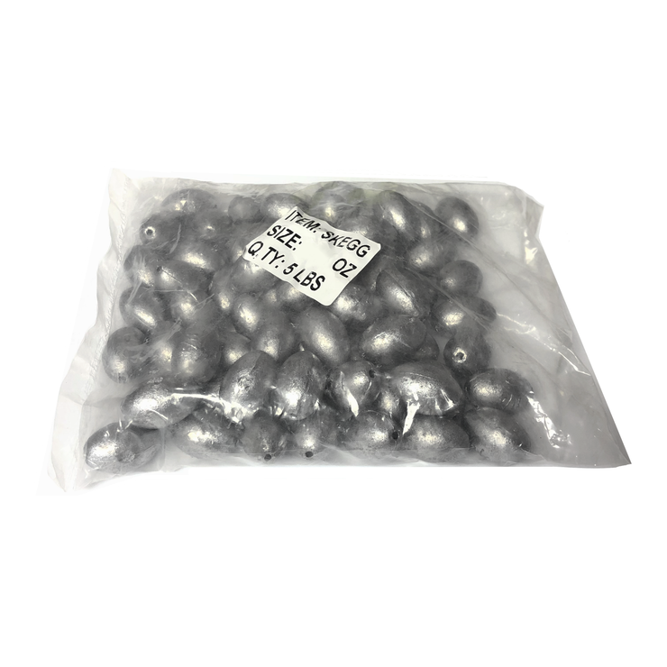 Joy Fish Egg Sinkers - 5 LB Bulk Package