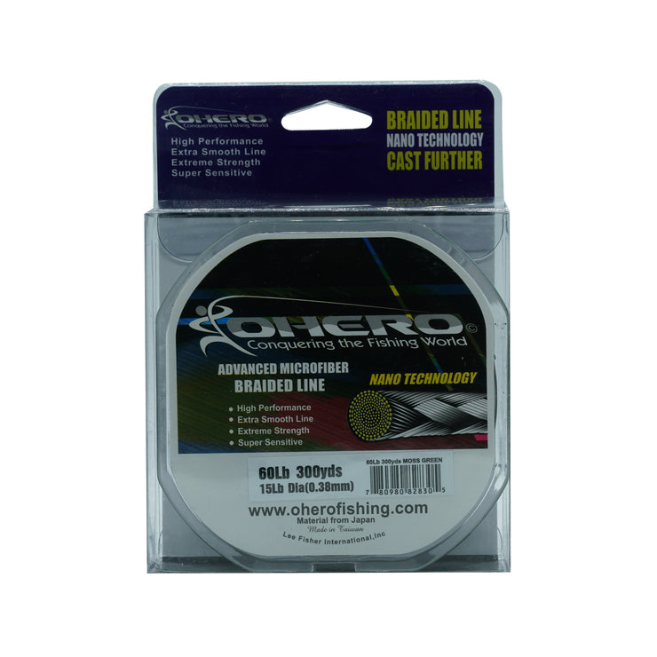 Ohero Advanced Microfiber Original Braid Fishing Line - Lee Fisher Sports 