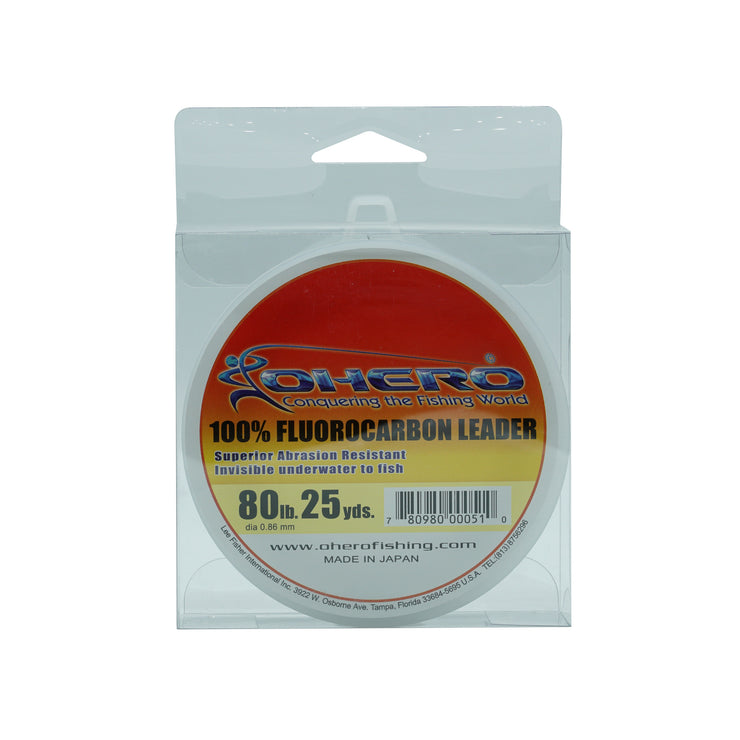 Ohero 100% Fluorocarbon Leader - Lee Fisher Sports 