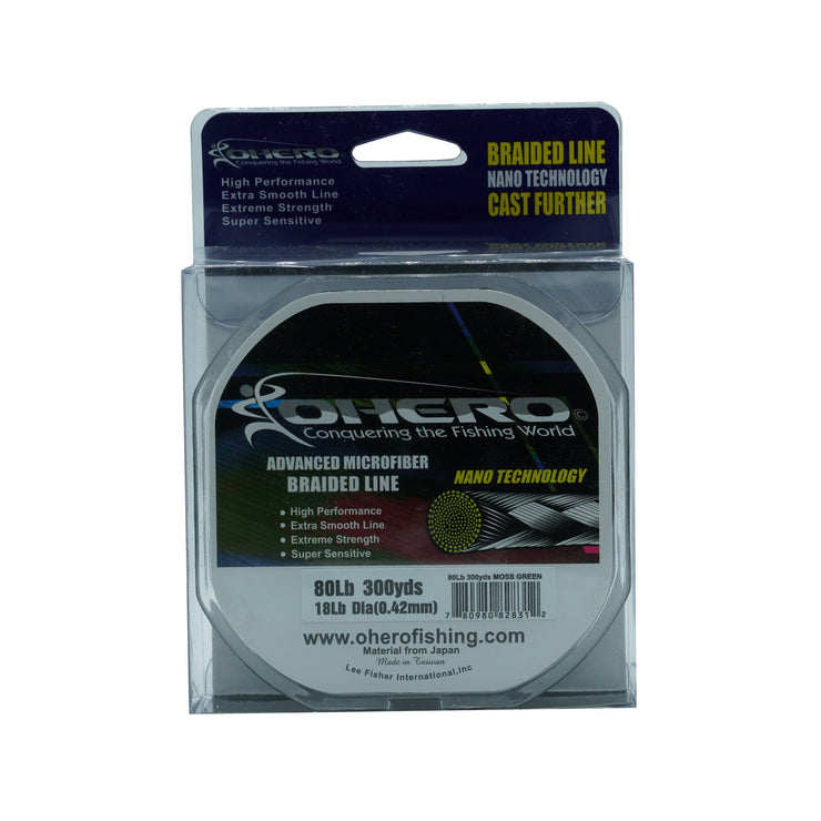 Ohero Advanced Microfiber Original Braid Fishing Line - Lee Fisher Sports 