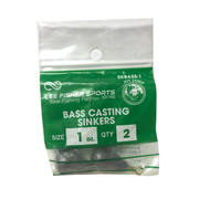 Joy Fish Bass Cast Sinkers - Sold by Single Pack