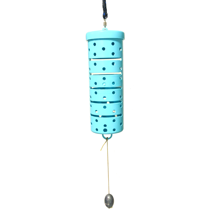 CHUM RING, a chum dispenser distributes cut bait, chum, scent to attract fish to your spot