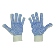 Joy Fish Blue Dot PVC Gloves - Lee Fisher Sports 