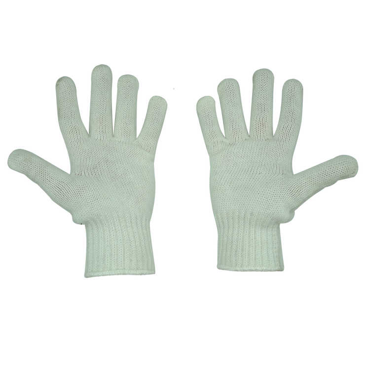 Joy Fish White Nylon/Polyester Gloves - Lee Fisher Sports 