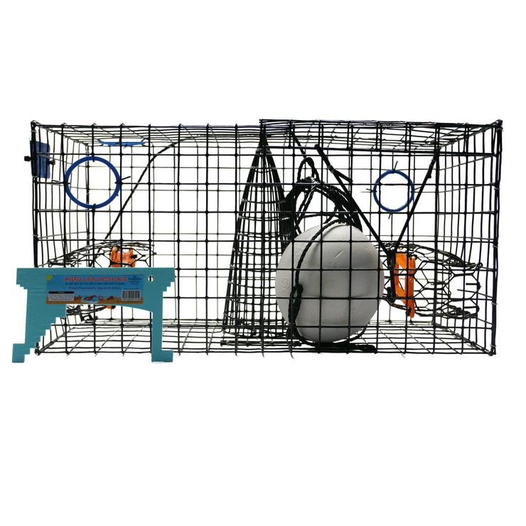 Joy Fish Maryland Blue Crab Heavy Duty Crab Trap, 24"x12"x12" with Gauge