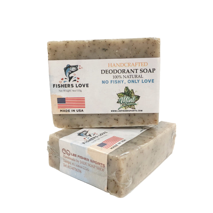 Fishers Love - Deodorant Soap, Handcrafted, 100% Natural - No Fishy Odor