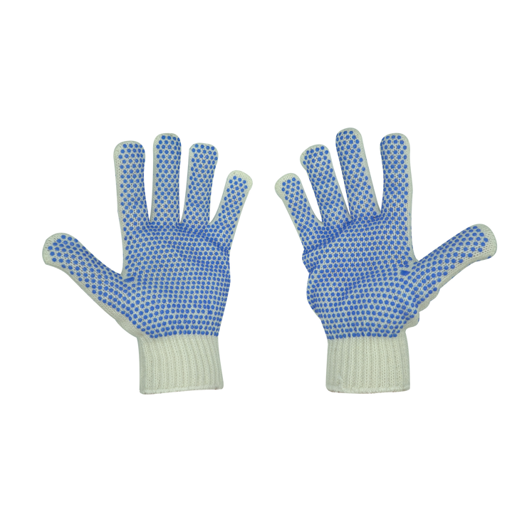 Joy Fish Blue Dot PVC Gloves - Lee Fisher Sports 