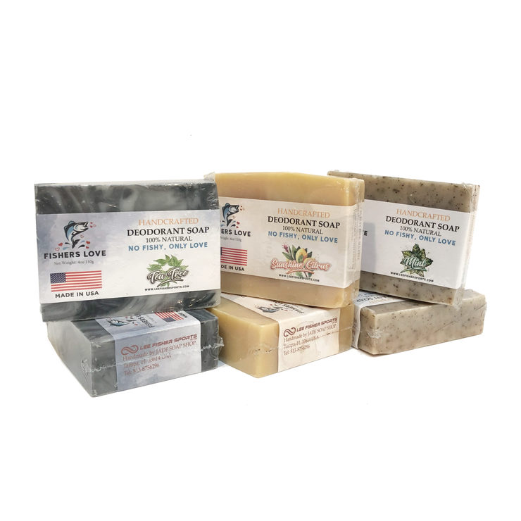Fishers Love - Deodorant Soap, Handcrafted, 100% Natural - No Fishy Odor