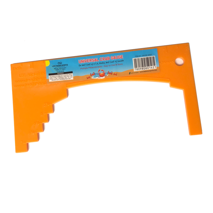 Lee Fisher Sports Universal Plastic Crab/Lobster Gauge - West Coast