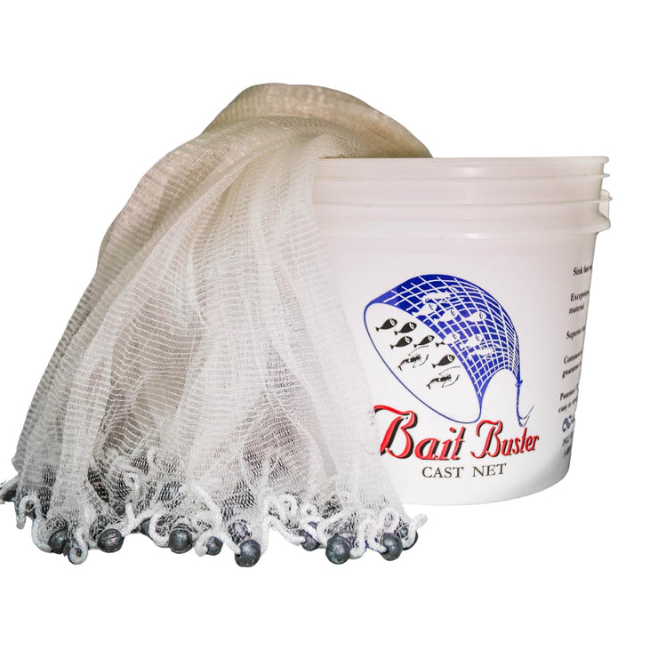 Bait Buster Cast Net - 5/8" Sq. Menhaden Mesh (1.5lb/ft)