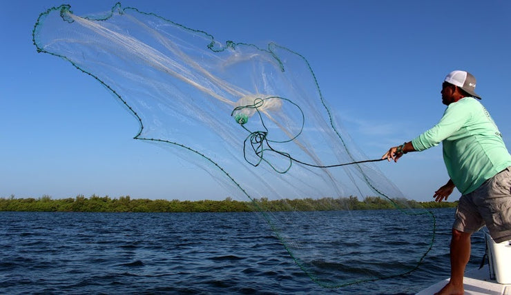 Humpback Minnow Cast Nets (1/4 sq. Mesh )