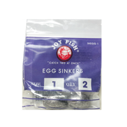 Joy Fish Egg Sinkers - Sold by Dozen Pack