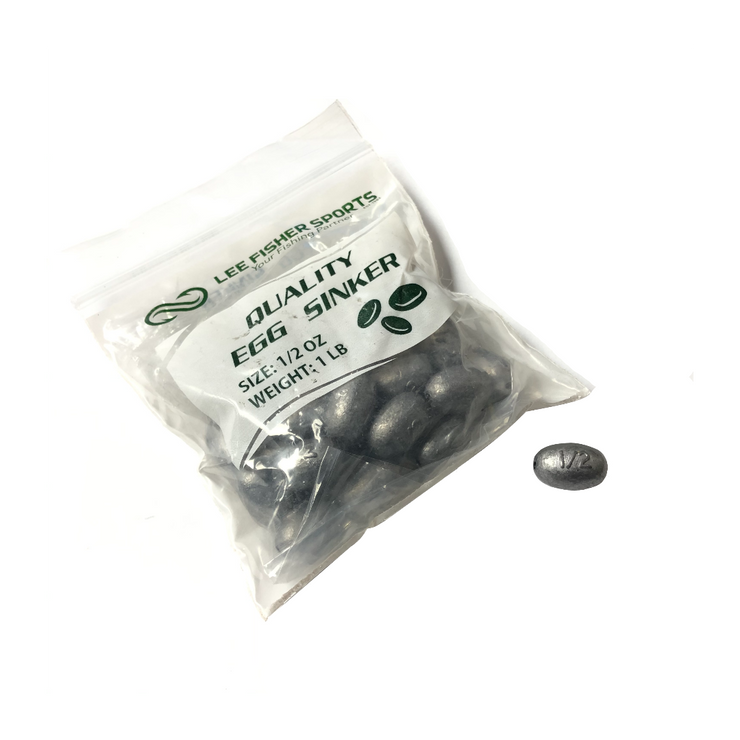 Lee Fisher Sports Egg Sinkers - 1 LB Package