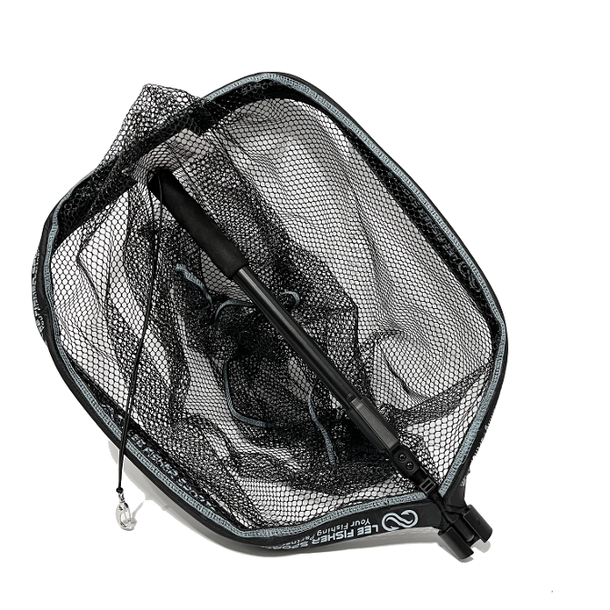 Floating Foldable Landing Net-16"x20",20" deep, 19-31" Telescope Handle, JF-32FL-Float