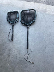Floating Foldable Landing Net-12"x16" Hoop,12" deep, 12-22" Telescope Handle, JF-31FL-Float