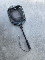 Floating Foldable Landing Net-12"x16" Hoop,12" deep, 12-22" Telescope Handle, JF-31FL-Float