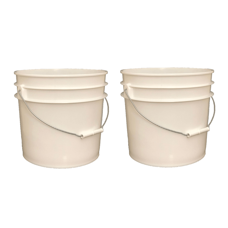 Lee Fisher Sports Bucket Lee Fisher Sports Bucket - Metal Handle without Lid, White