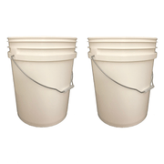 Lee Fisher Sports Bucket Lee Fisher Sports Bucket - Metal Handle without Lid, White