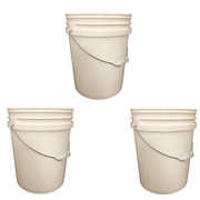 Lee Fisher Sports Bucket Lee Fisher Sports Bucket - Metal Handle without Lid, White