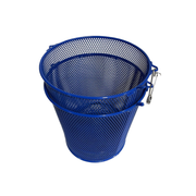 Minnow Trap 1/4"-For crawfish, minnow 1/4" mesh, blue coated metal, 16.5" long, blue