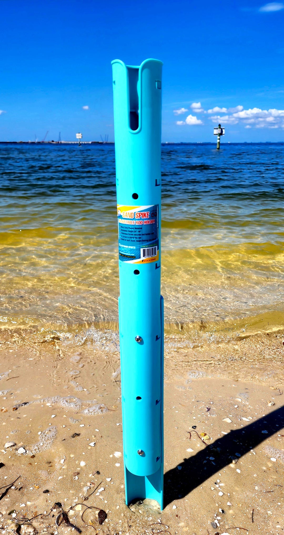 fishing rod holder sand spike SAND SPIKE ROD HOLDER-Great for surf, beach, bank fishing from 24" exp – Lee Fisher Sports