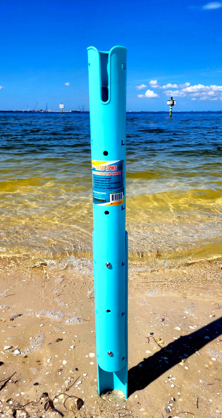 SAND SPIKE ROD HOLDER-Great for surf, beach, bank fishing from 24" expand to 44"
